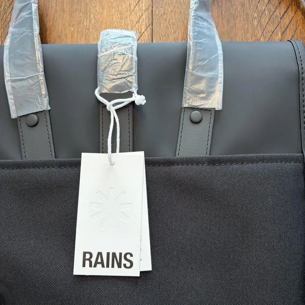 Rains 19in Backpack W3 Waterproof Soft Case Polyurethane